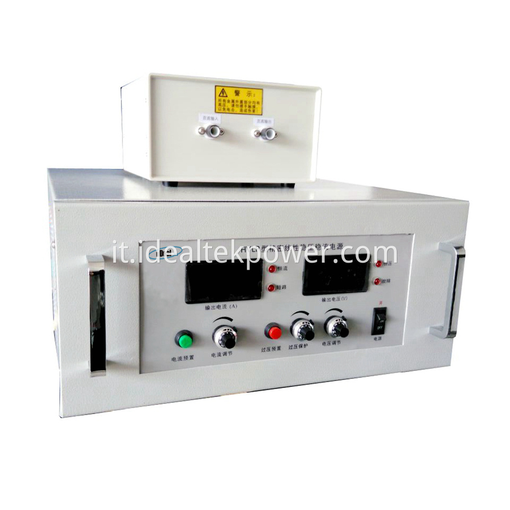 High Voltage Benchtop Linear Power Supply Front Panel